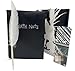 Buqalkje Deaths note Book4 PCS Set Notebook Anime Cosplay Japan Anime Theme Writing Journal, Feather Pen, L Necklace & Book Chain