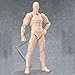 Body Kun Doll,BYIA Artists Manikin Blockhead Jointed Mannequin Drawing Figures for Figure Model Male+Female Set (Skin Colored Version)