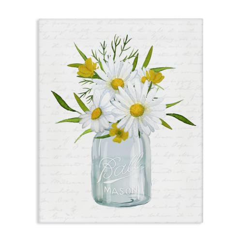 Stupell Industries Summer Daisies Country, 16 x 20 Inch Canvas Wall Art