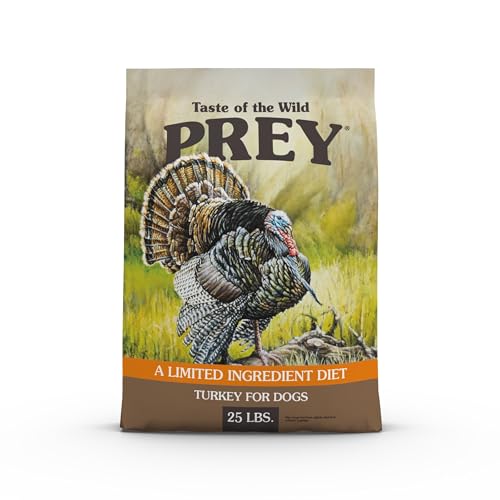 Taste of the Wild Prey Turkey Limited Ingredient Recipe Dry Dog Food 25 lb