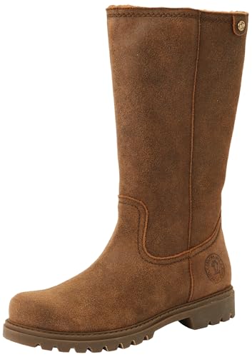 Image of Panama Jack Women's Bambina Mid Calf Boots, Marron B138, 37 EU, Marron B138, 5 UK