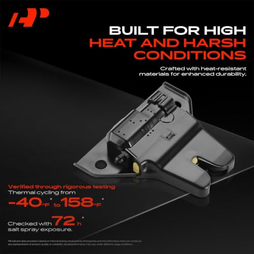 Image of A-Premium Hood Latch Lock Compatible with Tesla Model S 2012-2016, Front Hood Lock Engine Bonnet Latch Assembly
