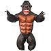 Produktbild Lanafall Aufblasbare Orang-Utan-Kostüm King Kong Cosplay Kostüm-Maskottchen Tier AFFE für Halloween Weihnachten Purim Karneval Abendkleid-Erwachsenen Kind,M
