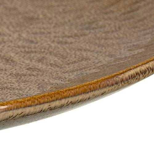 Leonardo Matera Keramik-Teller 6-er Set, spülmaschinengeeignete Speise-Teller, Essteller mit Glasur, 6 runde Steingut-Teller, Ø 27 cm… – Ansicht 5