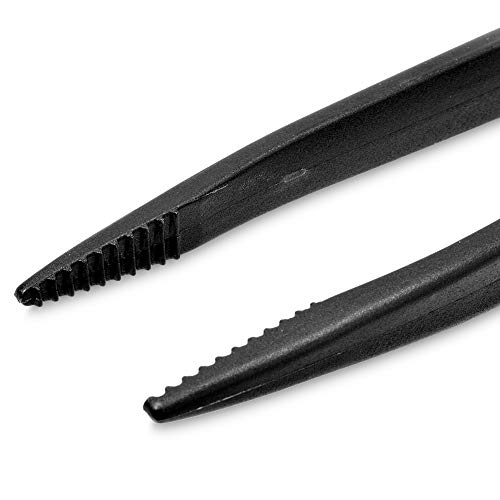 Seki Japan Heat Resistant Locking Nylon Kitchen Chopstick Tongs, Long Grip, Dishwasher Safe #TOP1
