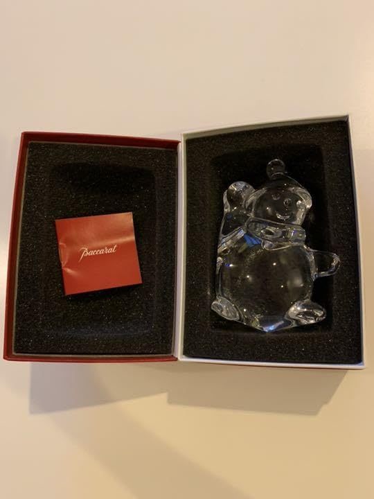 Baccarat バカラ スノーマン クリスマスノエル