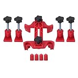 Aramox 9Pcs Car Auto Dual Cam Clamp Camshaft Engine Timing Sprocket Gear Locking Tool Kit