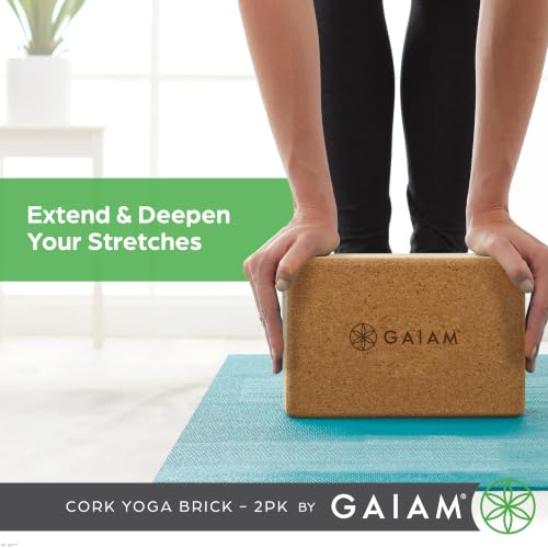 Image of Gaiam Yoga Block - Supportive Latex-Free Eva Foam - Soft Non-Slip Surface with Beveled Edges for Yoga, Pilates, Meditation