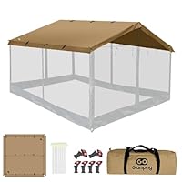 Amazon | GOGlamping HENKAKUタープテント TC スクエアテント タープ