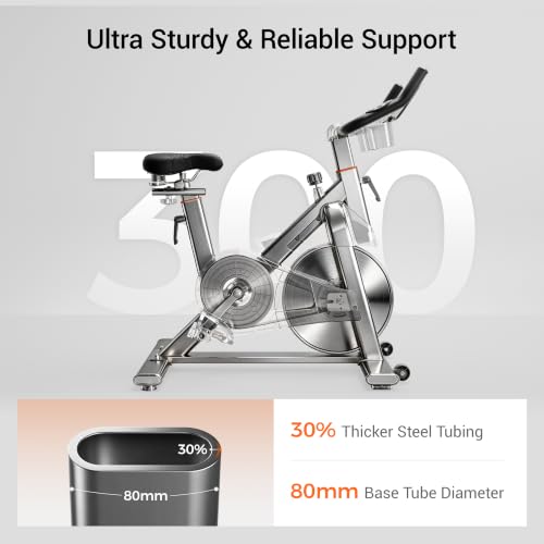 CURSOR Exercise Bike,Magnetic Stationary Bikes for Home,0-100 Resistance - image 4
