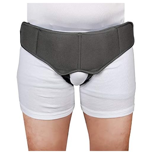 Healthnode(TM) Inguinal Hernia Belt Truss with Special Foam Pads - Hernia Belt Support Superior Comfort and Adjustable Pressure (Large)