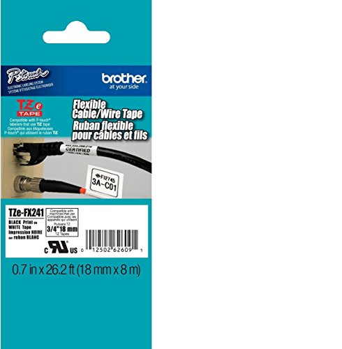 BRTTZEFX241 - Brother TZe-FX241 Flexible Thermal Label