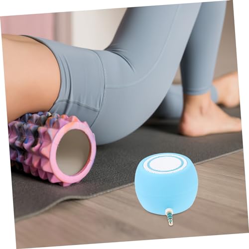 Altavoz mini de plástico azul con diseño mate y conexión de 3,5mm 5