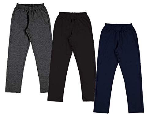 Kit 3 Calças de moletom masculina flanelada com 3 bolsos e cordão regulador 100% algodão M ao G3 Plu