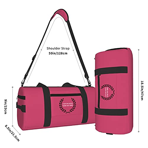 Personalized Sport Duffel Bag Dry Wet Separated Gym Bag Custom Monogrammed Travel Duffel With Name Text Logo #TOP2