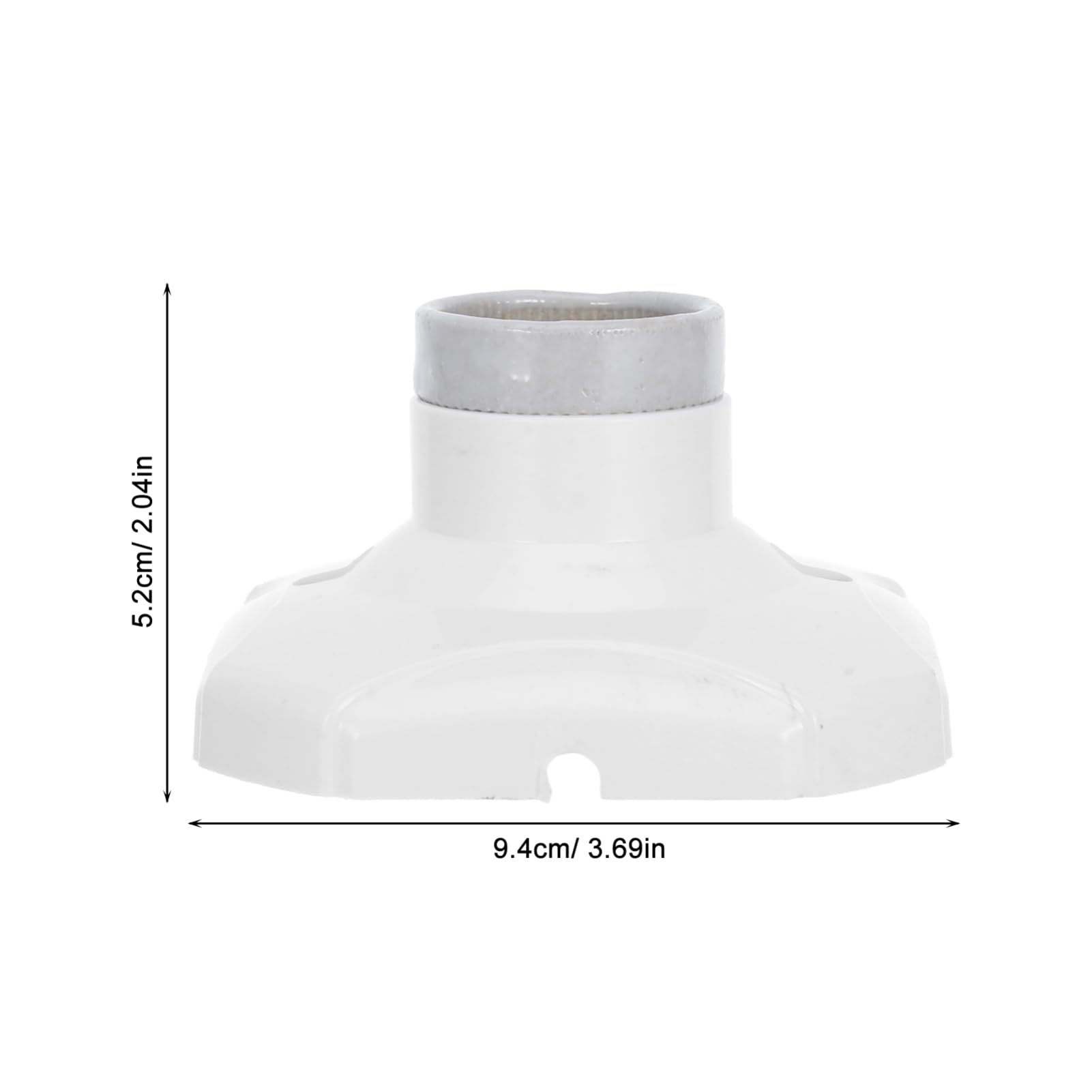 Holibanna Lamp Socket Tool Kit 20pcs E27 Screw Lamp Holders Versatile Socket Adapters for Residential Commercial