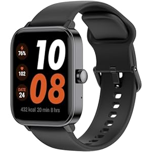 Smart Watch, IP68 Waterproof Fitness Tracker with Heart Rate, SpO2 and Sleep Monitor, Pedometer Fitness Watch for Women Men, Step Counter, Smartwatch Compatible with iOS Android Phones