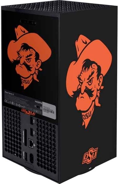 Skinit Decal Gaming Skin Compatible with Xbox Series X Bundle - Officially Licensed Oklahoma State University OSU Cowboys Design