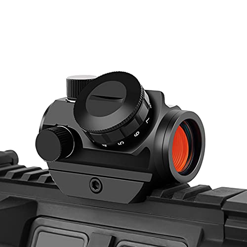 Red Dot Sight 3-4MOA Compact Tactical Red Dot Scope for Rifle, Waterproof, Shockproof Red Dot Reflex Sight, 1Ã—25mm