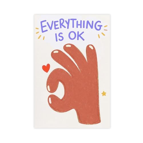 Impression sur toile Everything Is OK décoration de chambre et bureau paysage sportif