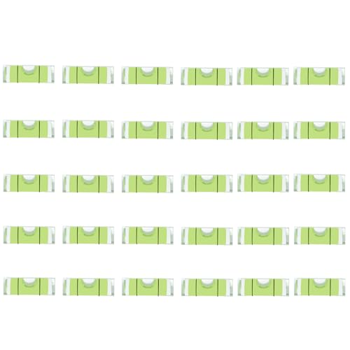 JYK 30pcs Round Bubble Level 6x15mm Mini Circular Bullseye Spirit Levels for Leveling Camera Tripod Telescope Workshop Turntable Pictures Frame