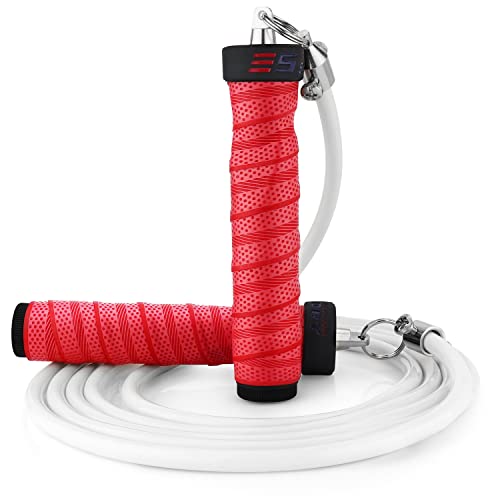 Weighted Jump Rope for Adult Fitness and Weight Loss, 1LB Adjustable Jump Rope, Handles with Removable Weights - Crossrope for Home Exercise, Gym Accessories for Boxing