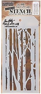 Stampers Anonymous THS071 Tim Holtz Layered Stencil, Multi-Colour, 4.125 x 8.5-Inch