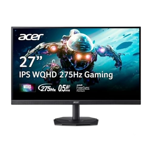 Acer Nitro 27 WQHD 275Hz IPS ZeroFrame Gaming Monitor | KG271U Z2bmiipx