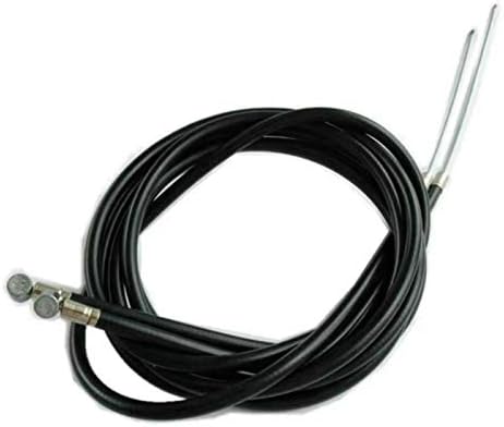 JJEIGVJ 1 Pair Bike Brake Cable, Front and Rear Brake Cable, Bike Brake Wire Set for Road Bike and Common Bike (BLACK 1)