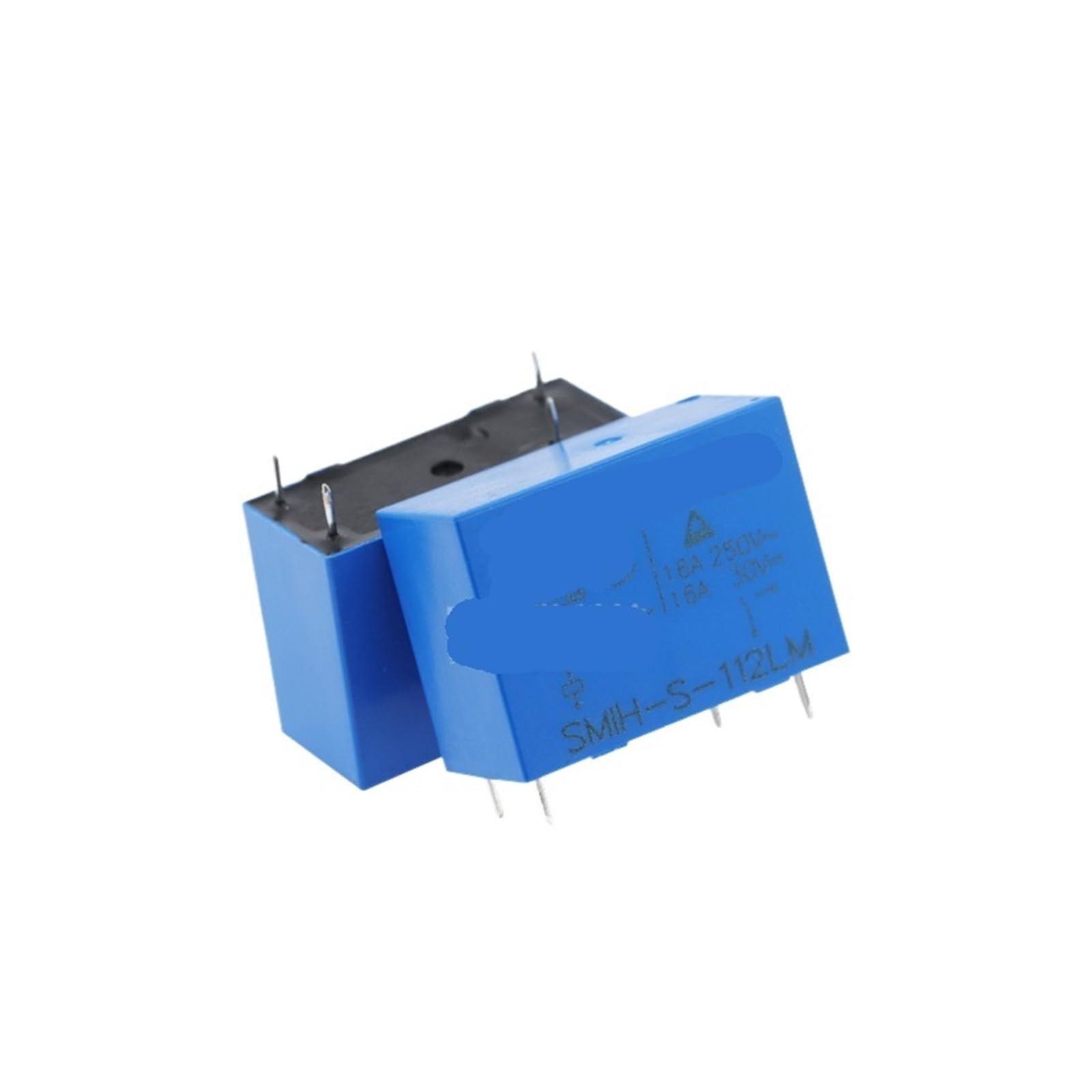 Relé 12VDC de 4 pines SMIH-S-112LM interruptor 16A 250VAC para circuitos impresos PCB 4