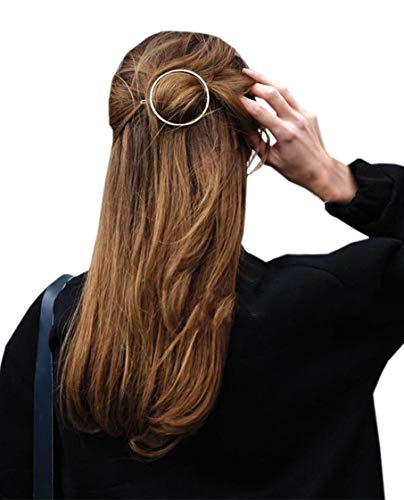 ACVIP Pince à cheveux ronde pour femme et femme 1 pince à cheveux Cover
