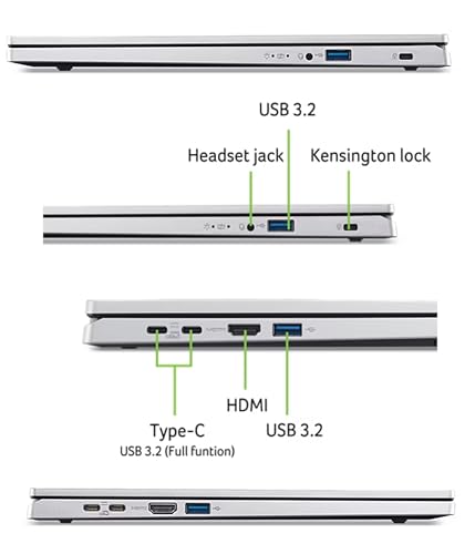 Acer Notebook Aspire Silver Intel Core i7-13620H 13Th Raptor Lake, 10Core, Display FullHD 15,6",RAM 32Gb DDR5 5200Mhz, SSD PCIe NVMe 1000 Gb, Wi-Fi6, BT, 2 usb, 2 USB type-c,Windows 11 Pro,Configurato - Notebook - Immagine 1