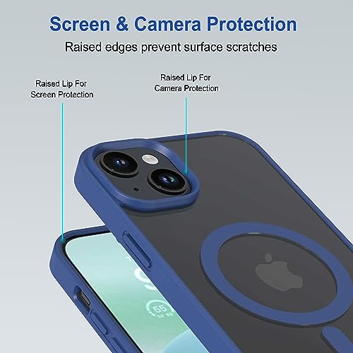 Image of amazon basics Back Case Cover for iPhone 15 Plus (Thermoplastic Polyurethane Blue)