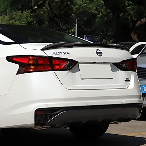 Miniatura 5 de W-Power - Tapa trasera de fibra de carbono real para maletero compatible con Nissan Altima Sedan 2019-2025 de 4 puertas, (estilo WP)