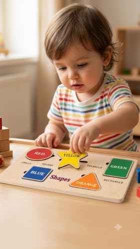 Image of Puzzle Kids Wooden Toys for Kids 3 + Jigsaw Puzzles for Adults Baby Learning Toys Educational Toys Game for Learning Learning Board Parts Anatomy Skeleton - Gift Toys for Boy and Girl (Colour Puzzles)