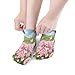 VstaDank Flowers Ankle Socks 5 Pairs Fashion Invisible Low Cut Sock for Adult Casual Short Sock Soft Cozy No Show Socks