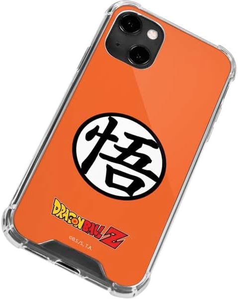 Skinit Clear Phone Case Compatible with iPhone 13 - Officially Licensed Dragon Ball Z Goku Iconic Kanji Symbol Design