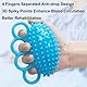 Handtrainer Ball Finger Squeeze Therapie Grip Strengthener Trainer Stress Relief Ball zur Verbesserung der Flexibilität Entlastung Finger und Handgelenk, für Reha, Arthritis, Karpaltunnel
