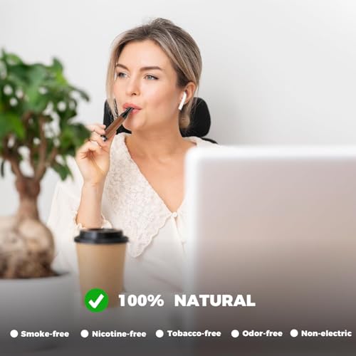 breathing necklace to quit smoking and vaping with refillable mint pods stop smoking aids fidget necklace for anxiety relief smokeless inhaler for adults rosewood