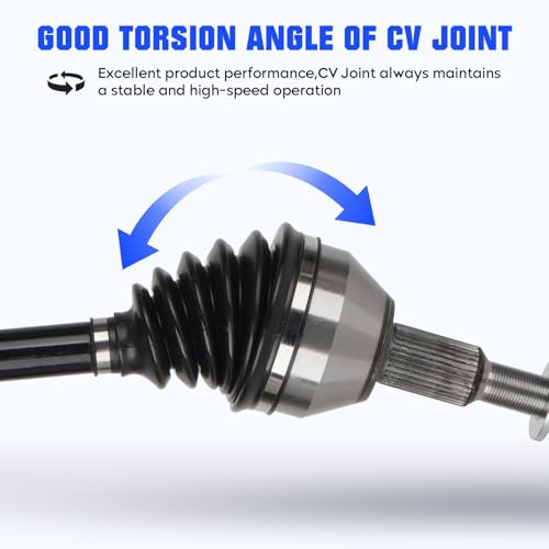 2 pcs Front Left&Right CV Axle Shaft Set for 3.6L 4L for Dodge Grand Caravan 08-20, for Chrysler Town & Country 08-16, for Volkswagen Routan 09-10, for Ram C/V 3.6L (Only for Automatic) by Autsurles - Image 3