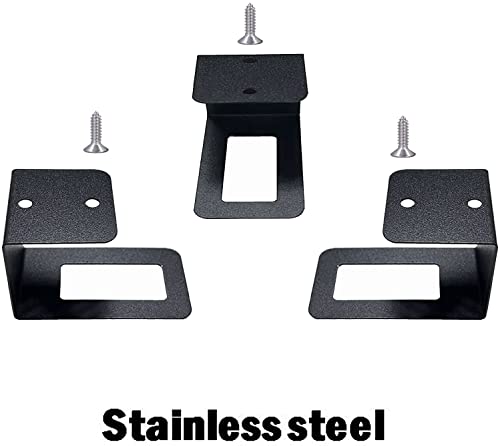 Image of AUXPhome (3) Laptop Holder Under Desk Laptop Mount Organizer Rack Storage Shelf, Add On Under Table Laptops, Keyboard, Routers, Modems, Cable Box, Network Switch & More, Desk Accessories