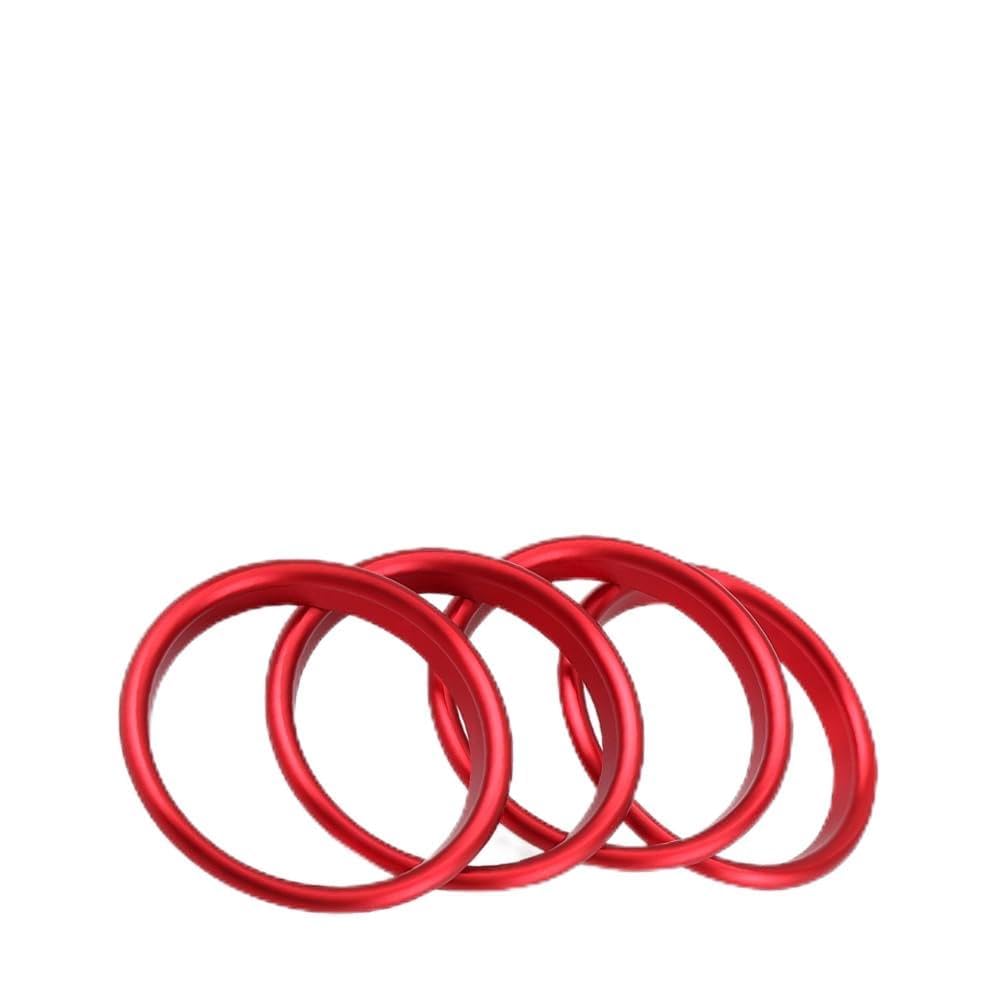 Wincal Lüftungsring-Set Für Audi A1 - Edle Optik Aus Aluminium