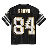 Outerstuff Antonio Brown Pittsburgh Steelers #84 Blackout Boys Player Jersey (XX-Large 18)