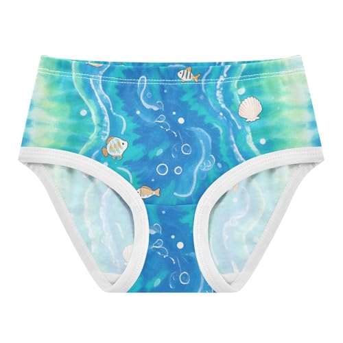 GuoChe Sport Panties Stretchy Triangle Panties Organic Underpants for Toddler in Sizes 2T,3T, 4T, 5T, 6Y and 8Y