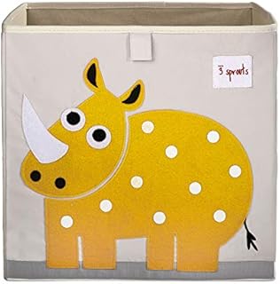 3 Sprouts Cube Storage Box - Organizer Container for Kids & Toddlers, Dog