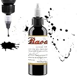 1 Bottle 2oz Tattoo Ink Pigment Set Kits Body Arts 60ml black Professinal Beauty Permanent Makesup P