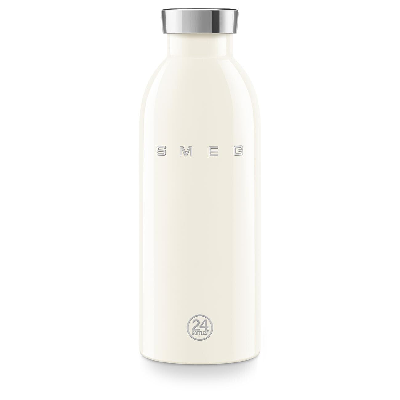 Smeg Unisex Cream 24Bottles Stainless Steel Bottle In 500Ml