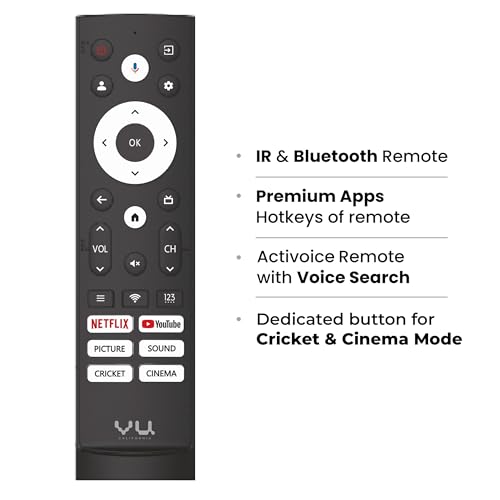 Image of Vu 164cm (65 inches) Masterpiece Series 4K QLED TV 65QMP-24 (Armani Gold)