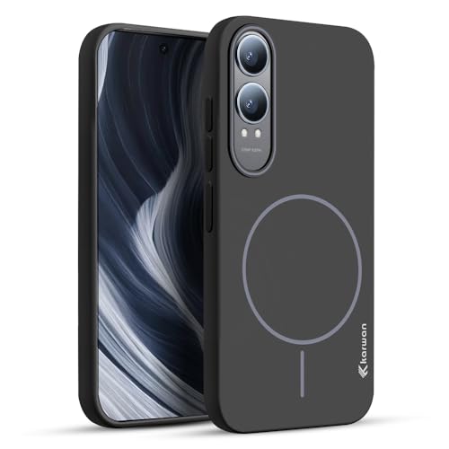 Image of KARWAN️Magnetic Ultra Slim-Fit Back Case Cover for Oneplus Nord CE4 Lite |Hard PC Case Cover| Ultra-Thin & Light Weight with [Ultra Premium Feel] Case for Oneplus Nord CE4 Lite(6.6 inch)(Black)