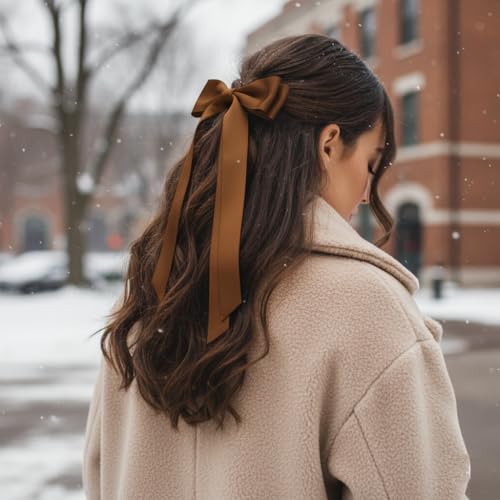 Moños para cabello con pinzas para mujeres y niñas miniatura 4